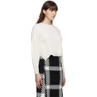 Stella McCartney White Wool Ribbed Sweater