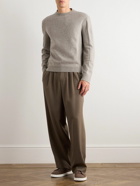 Zegna - Wool and Cashmere-Blend Sweater - Gray