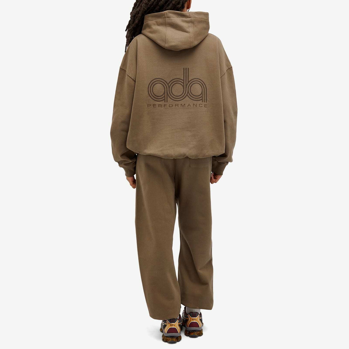 Adanola Women's Performance Oversized Hoodie in Brown