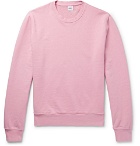Aspesi - Garment-Dyed Loopback Cotton-Jersey Sweatshirt - Men - Pink