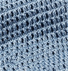 TOM FORD - 7.5cm Knitted Silk Tie - Men - Light blue