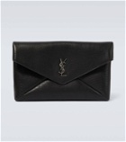 Saint Laurent Monogram leather pouch