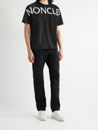 MONCLER - Logo-Print Cotton-Jersey T-Shirt - Black