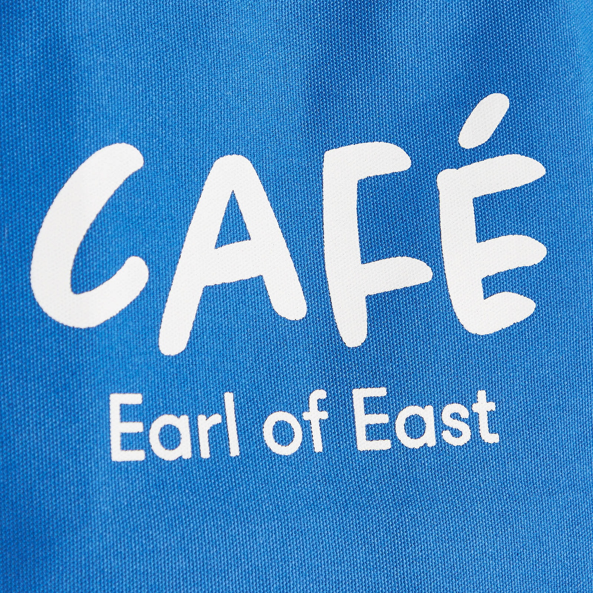 Earl of East Café Shopper Tote in Blue 
