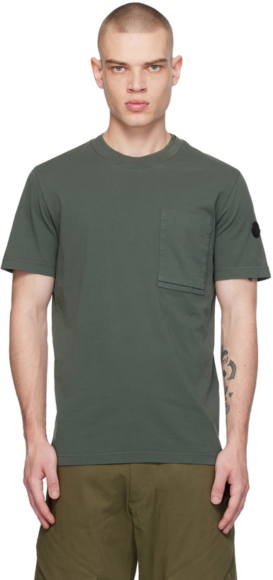 Photo: Moncler Green Patch Pocket T-Shirt