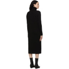 Haider Ackermann Black Wool and Cashmere Invidia Dress