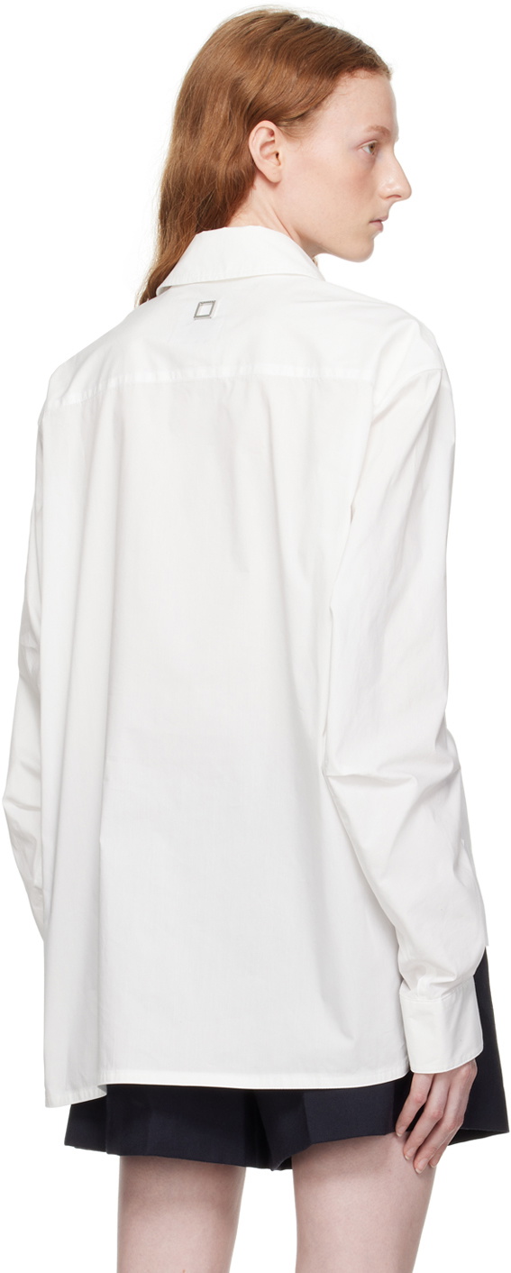 Wooyoungmi White Slit Shirt