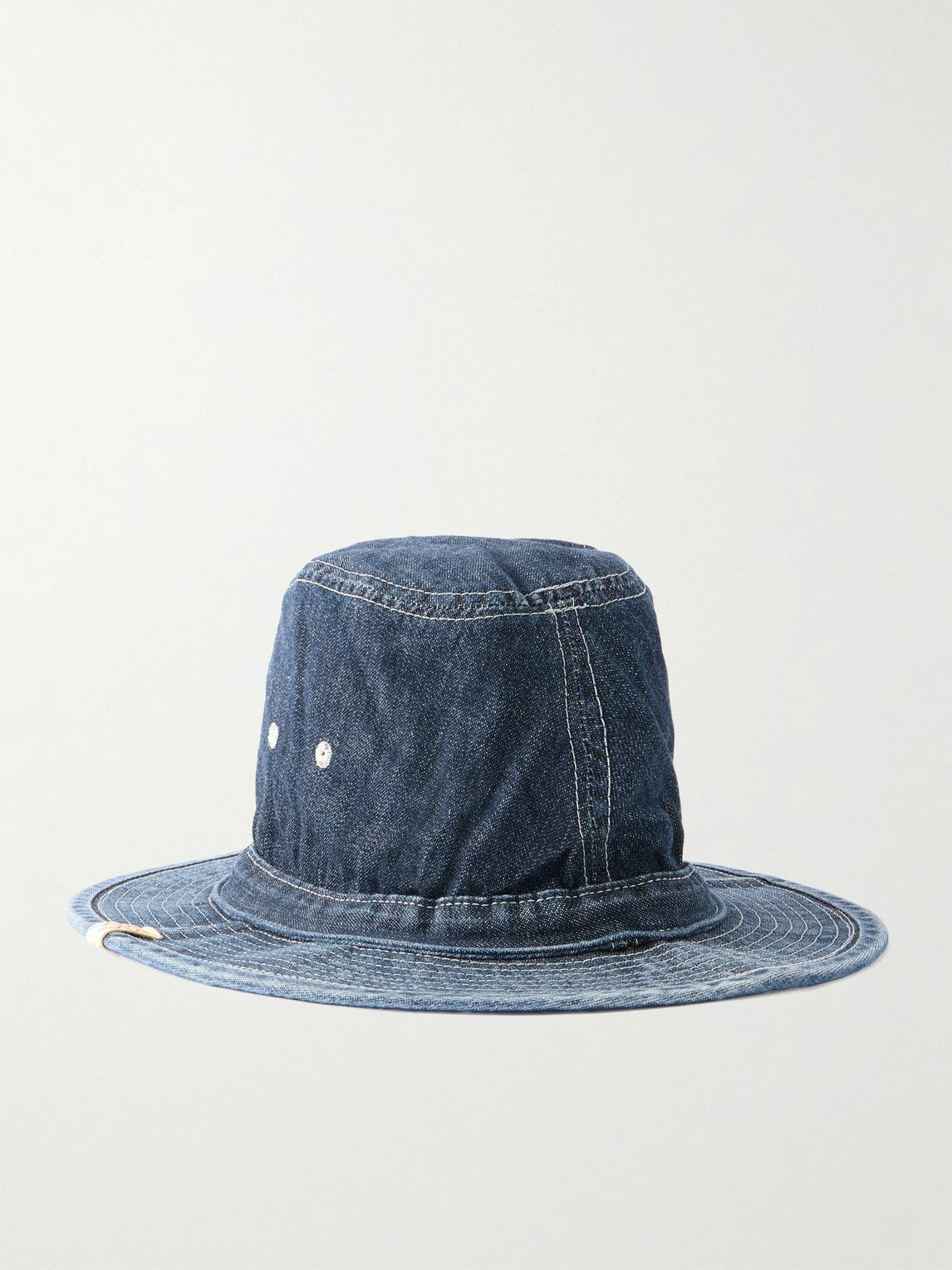 Visvim - Buckley Logo-Appliqued Denim Fedora - Blue