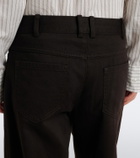 Vince Cotton twill wide-leg pants