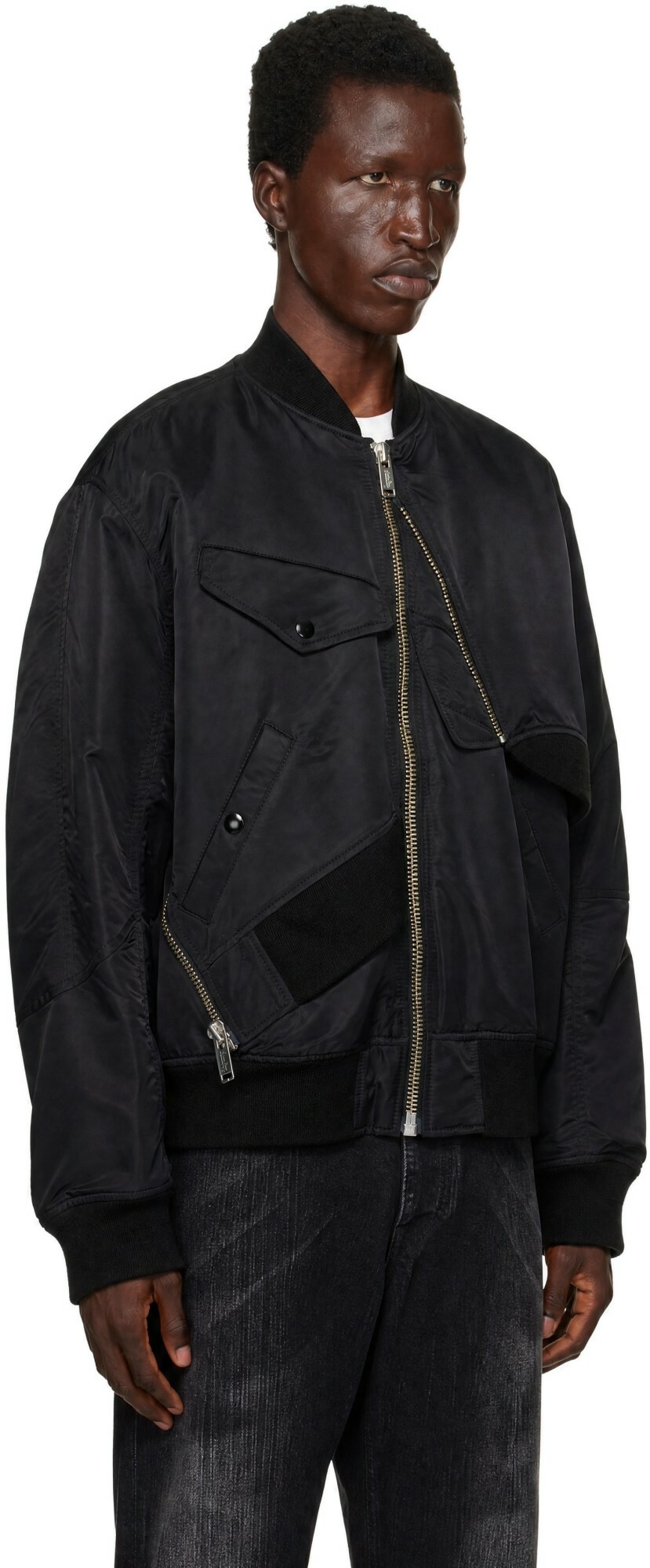 UNDERCOVER Black UP2F9201 Bomber Jacket