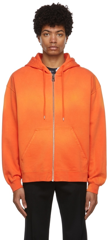 Photo: Études Orange Stencil Hoodie