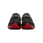 Prada Black and Red Cloudbust Sneakers