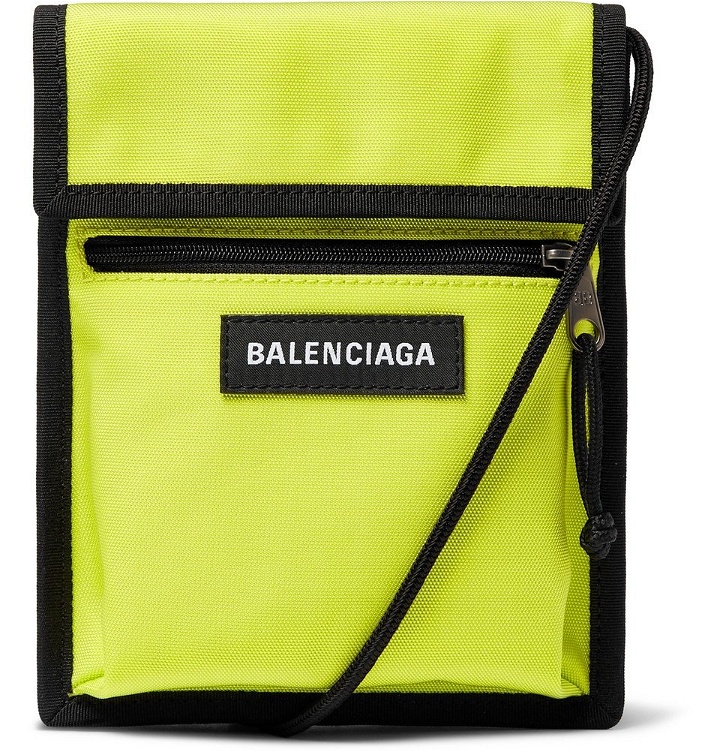 Photo: Balenciaga - Explorer Canvas Messenger Bag - Yellow