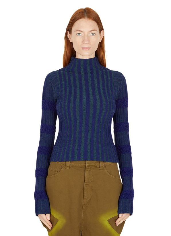 Photo: Paula Canovas del Vas Ribbed Knit Sweater