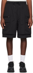 Juun.J Black Layered Shorts