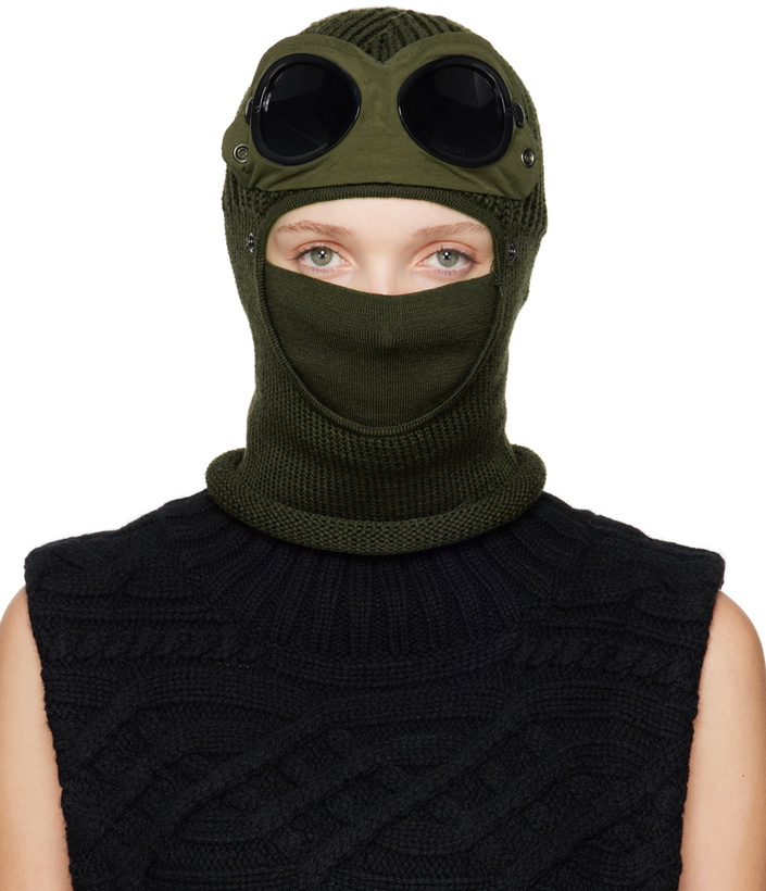 Photo: C.P. Company Green Goggle Balaclava