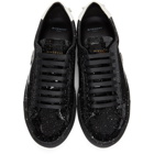 Givenchy Black Patent Reverse Logo Urban Street Sneakers