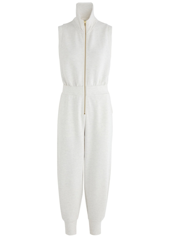 Photo: Varley Madelyn Stretch-jersey Jumpsuit Ivory