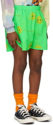 Luckytry Kids Green Smile Anorak Jacket Set