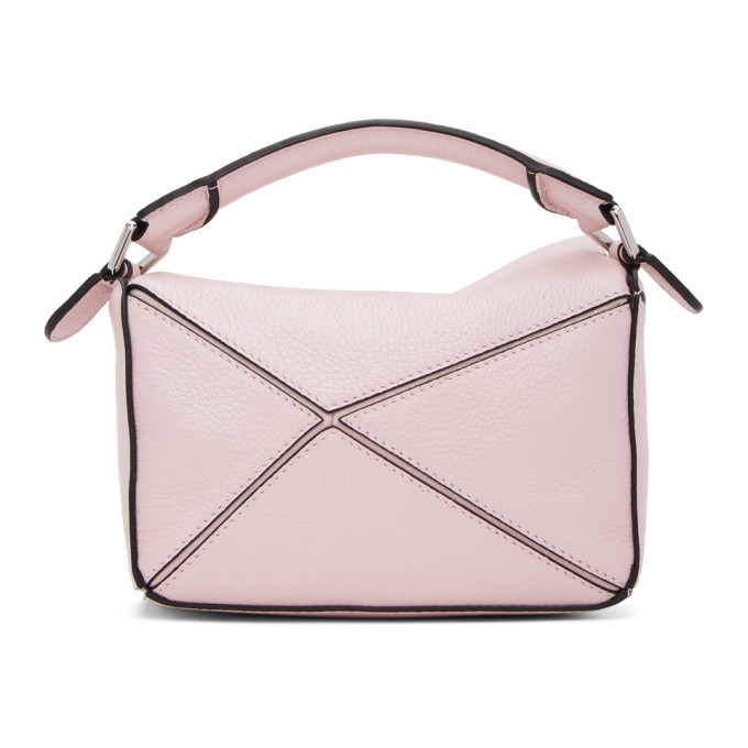 Loewe Pink Mini Puzzle Bag Loewe