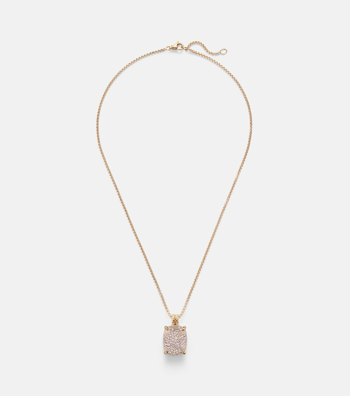 David Yurman Châtelaine® 18kt gold pendant necklace with diamonds