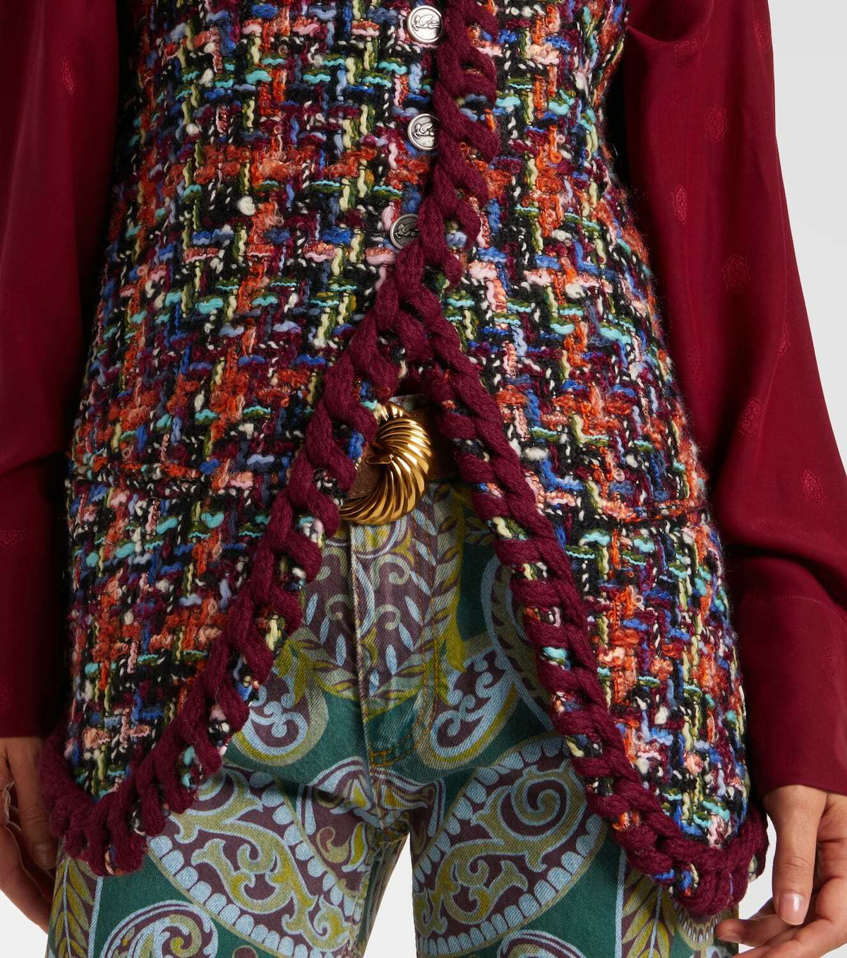 Etro Bouclé vest