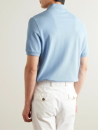 Brunello Cucinelli - Slim-Fit Cotton-Piqué Polo Shirt - Blue