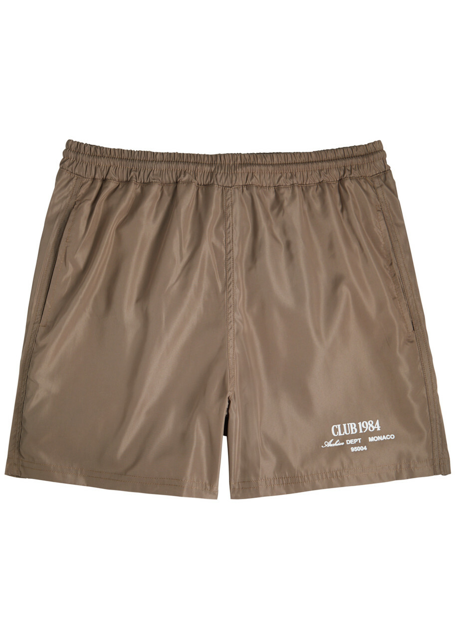 Club 1984 Essential Shell Swim Shorts Olive