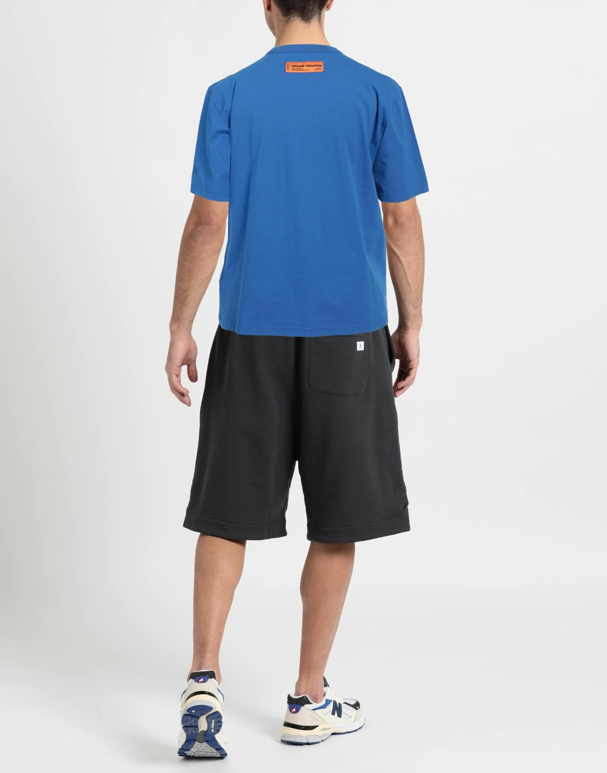 Heron Preston Mens T-shirt Bright in Blue