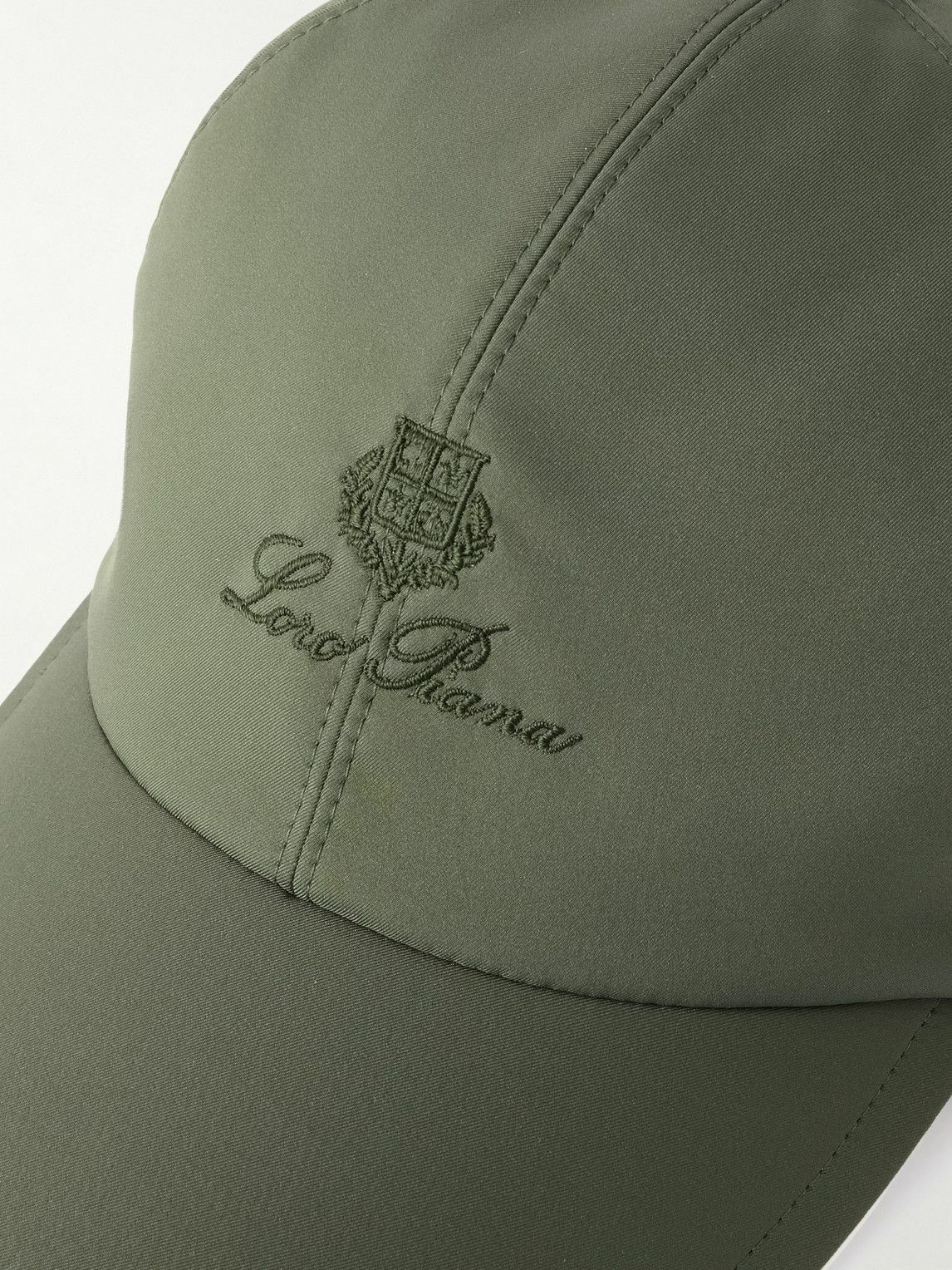 Loro Piana - Logo-Embroidered Storm System® Shell Baseball Cap - Green
