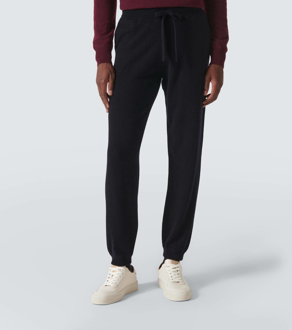 Allude Wool and cashmere sweatpants