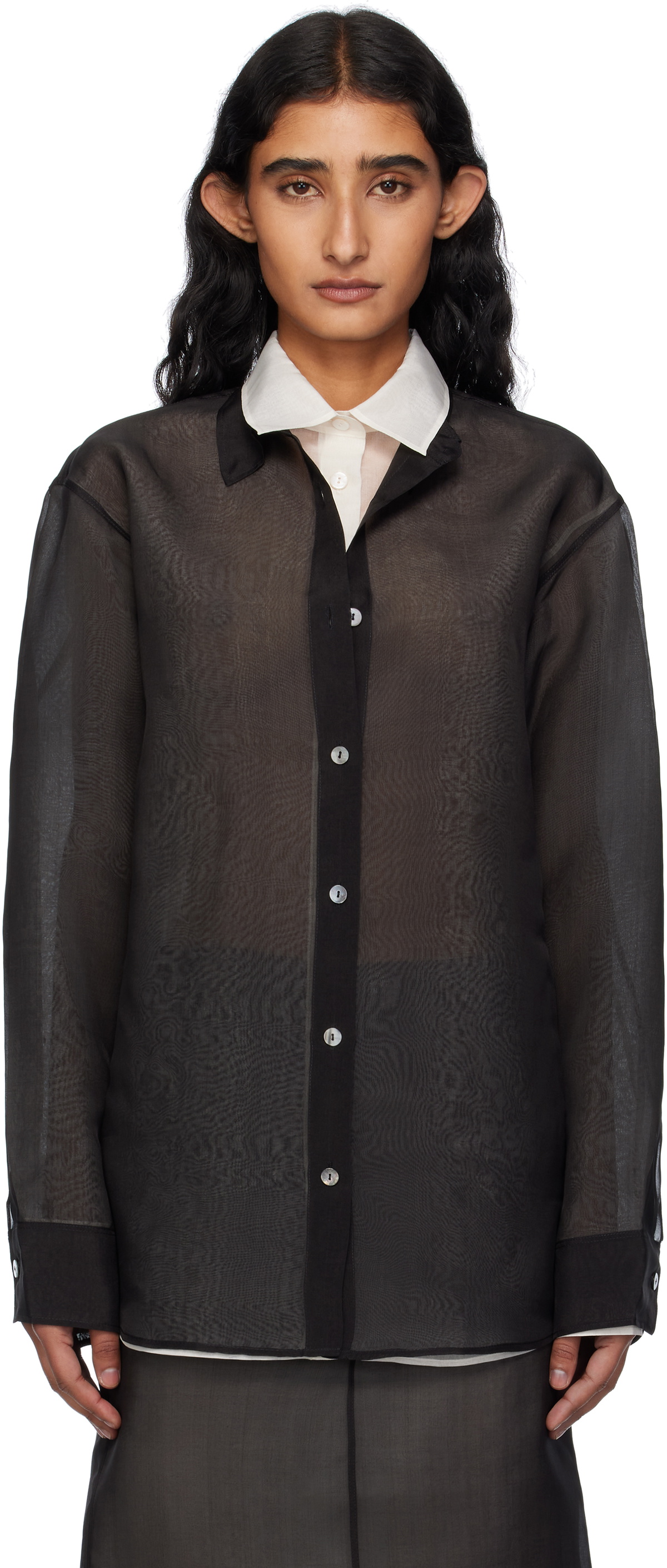 GIA STUDIOS Black Estelle Shirt