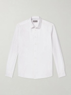 Canali - Garment-Dyed Cotton Shirt - White