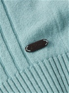 Brioni - Slim-Fit Ribbed Cashmere Sweater - Blue