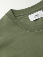 Mr P. - Cotton-Blend Jersey Sweatshirt - Green