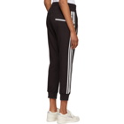 Baja East Black Logo Moto Lounge Pants