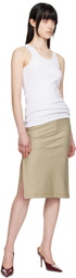 Max Mara Leisure White Sax Tank Top