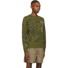 Carne Bollente Green Witches In The Wind Sweater