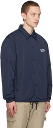 Maison Kitsuné Navy Coach Jacket