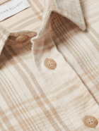 John Elliott - Hemi Checked Cotton-Flannel Shirt - Neutrals