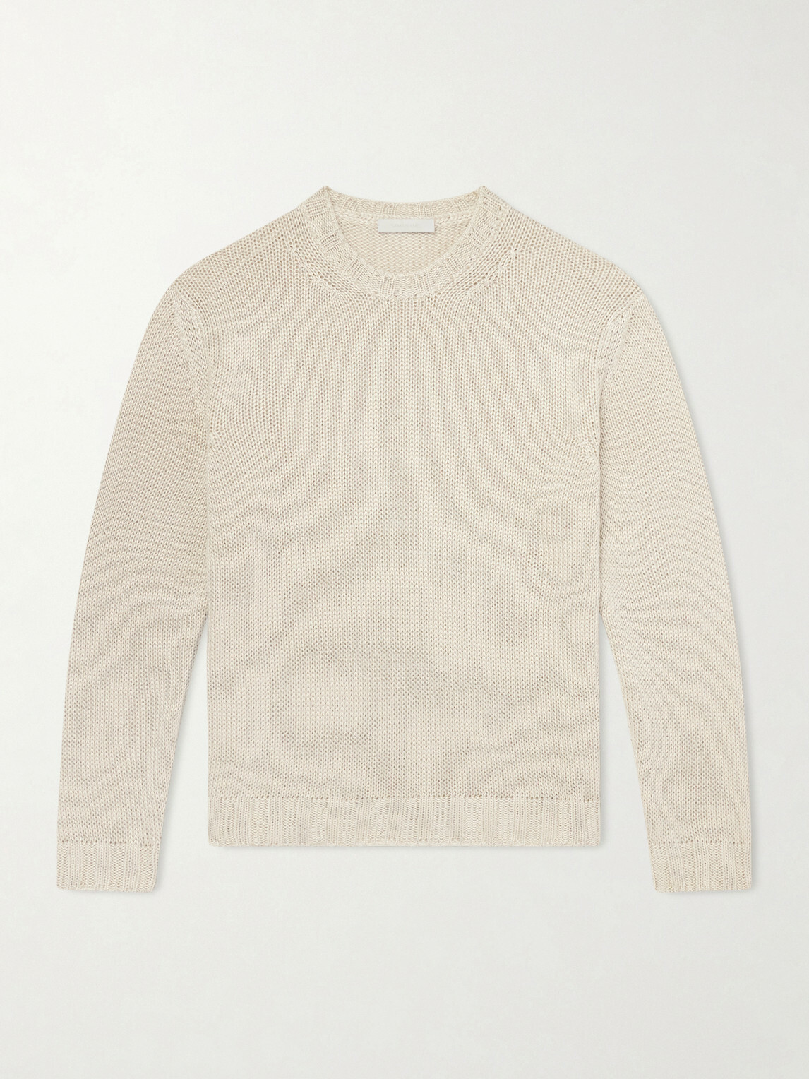 Saman Amel - Gio Slim-Fit Silk Sweater - Neutrals