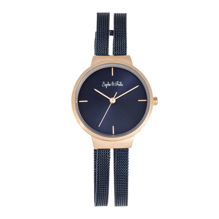 Photo: Sophie And Freda Sedona Quartz Blue Dial Ladies Watch SF5306