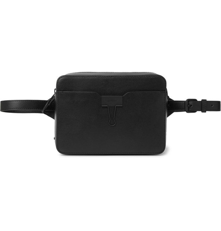 Photo: Off-White - Leather Messenger Bag - Black