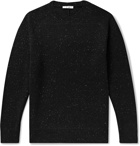THE ROW - Florain Mélange Wool Sweater - Black