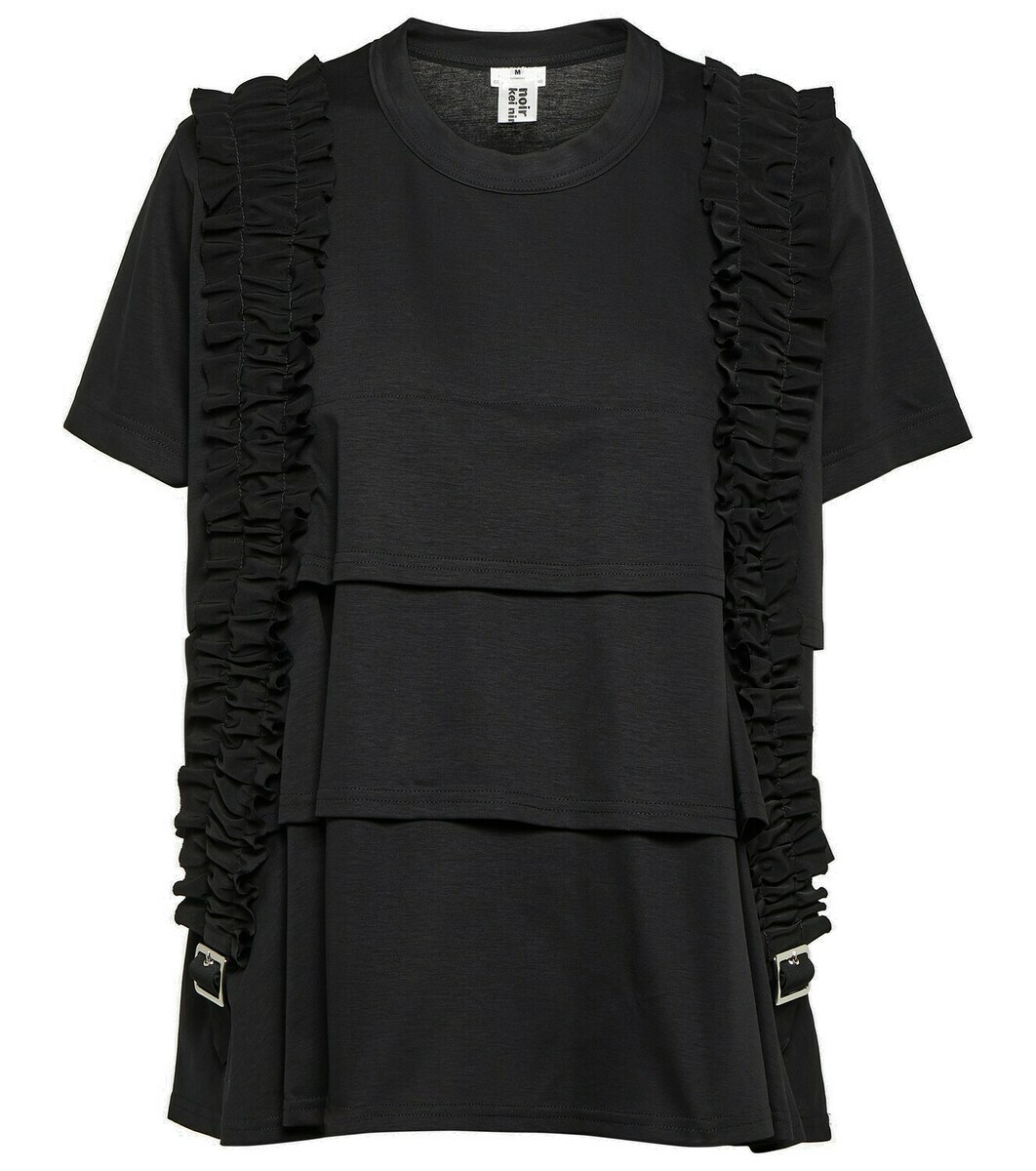 NOIR KEI NINOMIYA Size S White Cotton Polyester Pullover