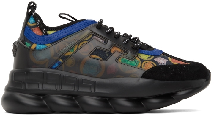 Photo: Versace Black Medusa Amplified Chain Reaction Sneakers
