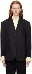 Theory Black Boxy Blazer