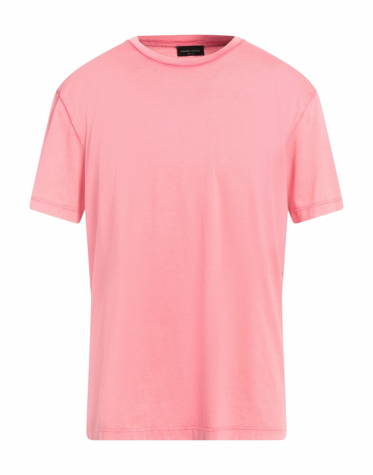Roberto Collina Mens T-shirt Coral