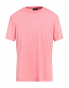 Roberto Collina Mens T-shirt Coral
