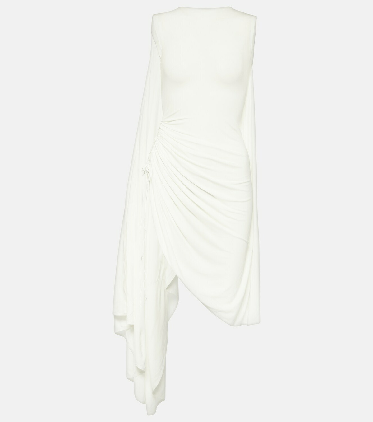 ワンピース ALAIA POPLIN ASYMMETRIC MINI DRESS ALAÏA Asymmetric cotton-poplin mini dress | NET-A-PORTER
